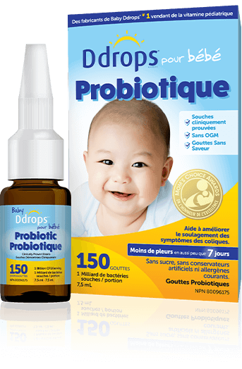 Probiotique Bébé Ddrops<sup>MD</sup>