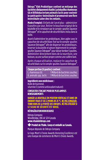 Ddrops<sup>MD</sup> Kids Probiotique